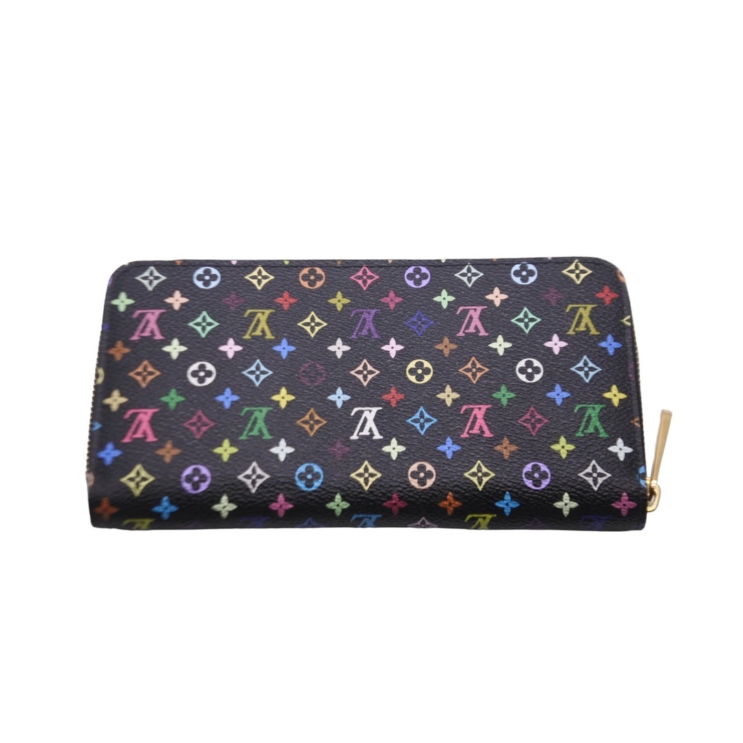 極美品 LOUIS VUITTON ルイヴィトン 長財布 ジッピー ウォレット モノグラム マルチカラー M60243 ゴールド金具  55974