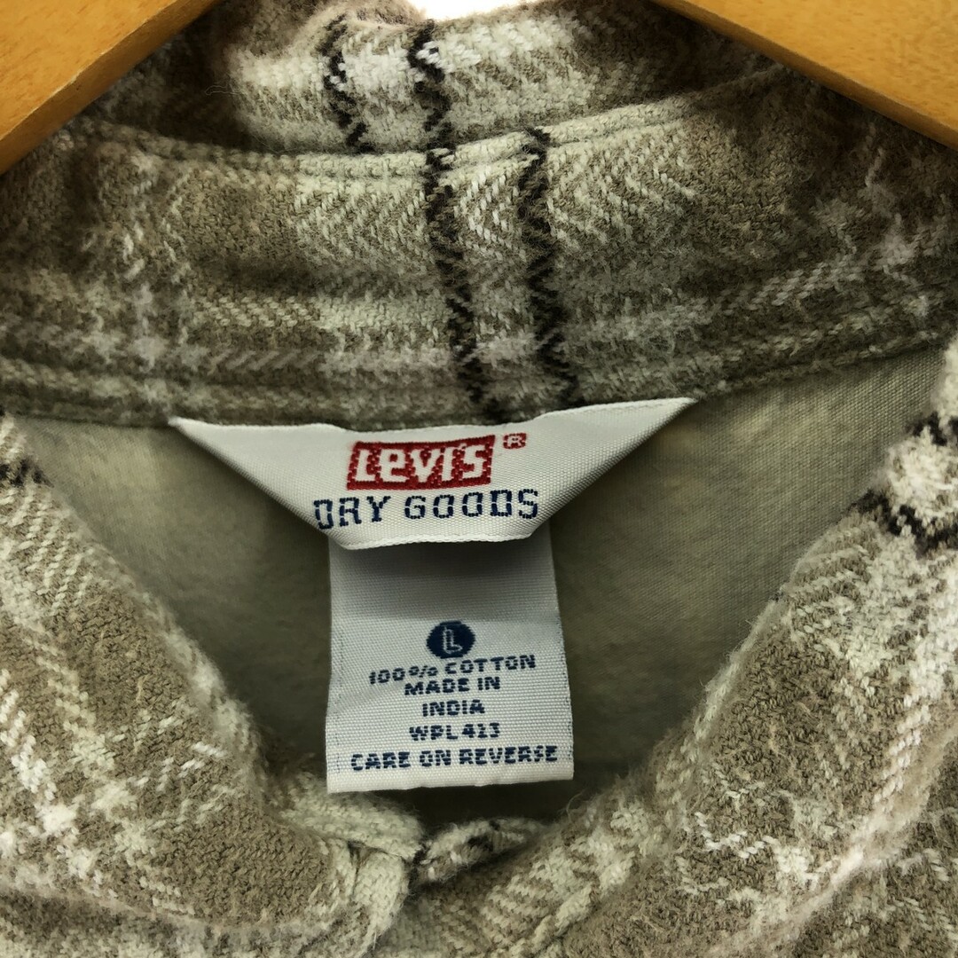 90年代 リーバイス Levi's DRY GOODS 長袖 フランネルチェックシャツ メンズXXL ヴィンテージ /eaa384286 2