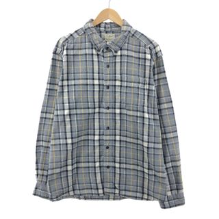 エルエルビーン(L.L.Bean)の古着 エルエルビーン L.L.Bean TRADITIONAL FIT チェック柄 長袖 ボタンダウン フランネルシャツ メンズXXL /eaa385017(シャツ)