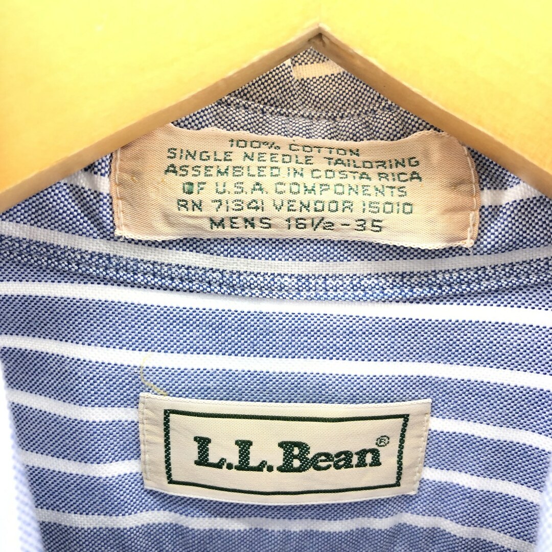 L.L.Bean(エルエルビーン)の古着 エルエルビーン L.L.Bean 長袖 ボタンダウンストライプシャツ メンズXL /eaa384298 メンズのトップス(シャツ)の商品写真