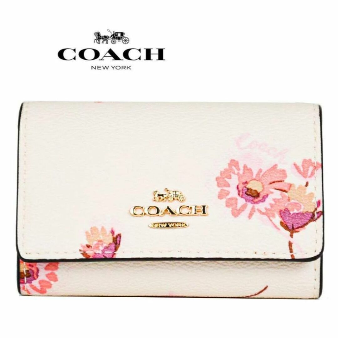 CO-303 COACH キーケース ホワイト