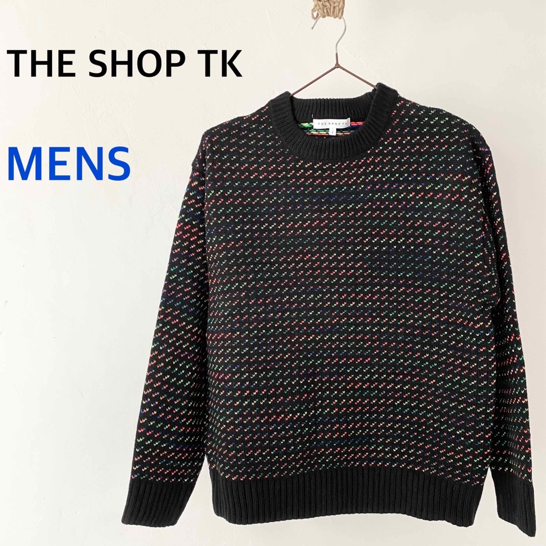 THE SHOP TK メンズ　ニット　トップス　ブラック系 | フリマアプリ ラクマ