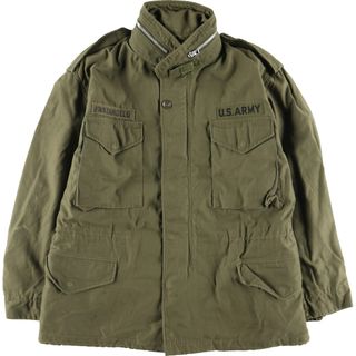 古着 67年納品 米軍実品 U.S.ARMY M-65 2nd ミリタリー フィールドジャケット USA製 SHORT MEDIUM メンズL ヴィンテージ /eaa383897(ミリタリージャケット)