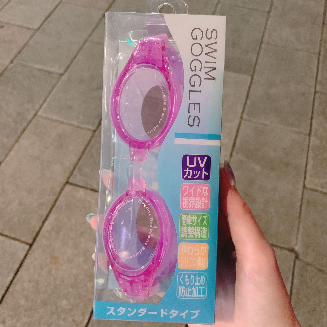 ゴーグル ピンク 新品 スポーツ/アウトドアのスポーツ/アウトドア その他(マリン/スイミング)の商品写真