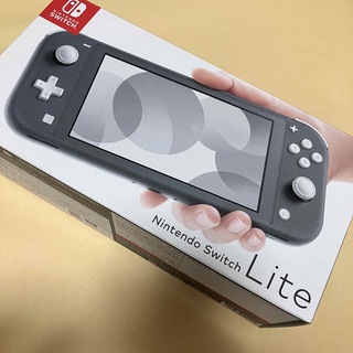 Nintendo Switch lite 本体　グレー(携帯用ゲーム機本体)
