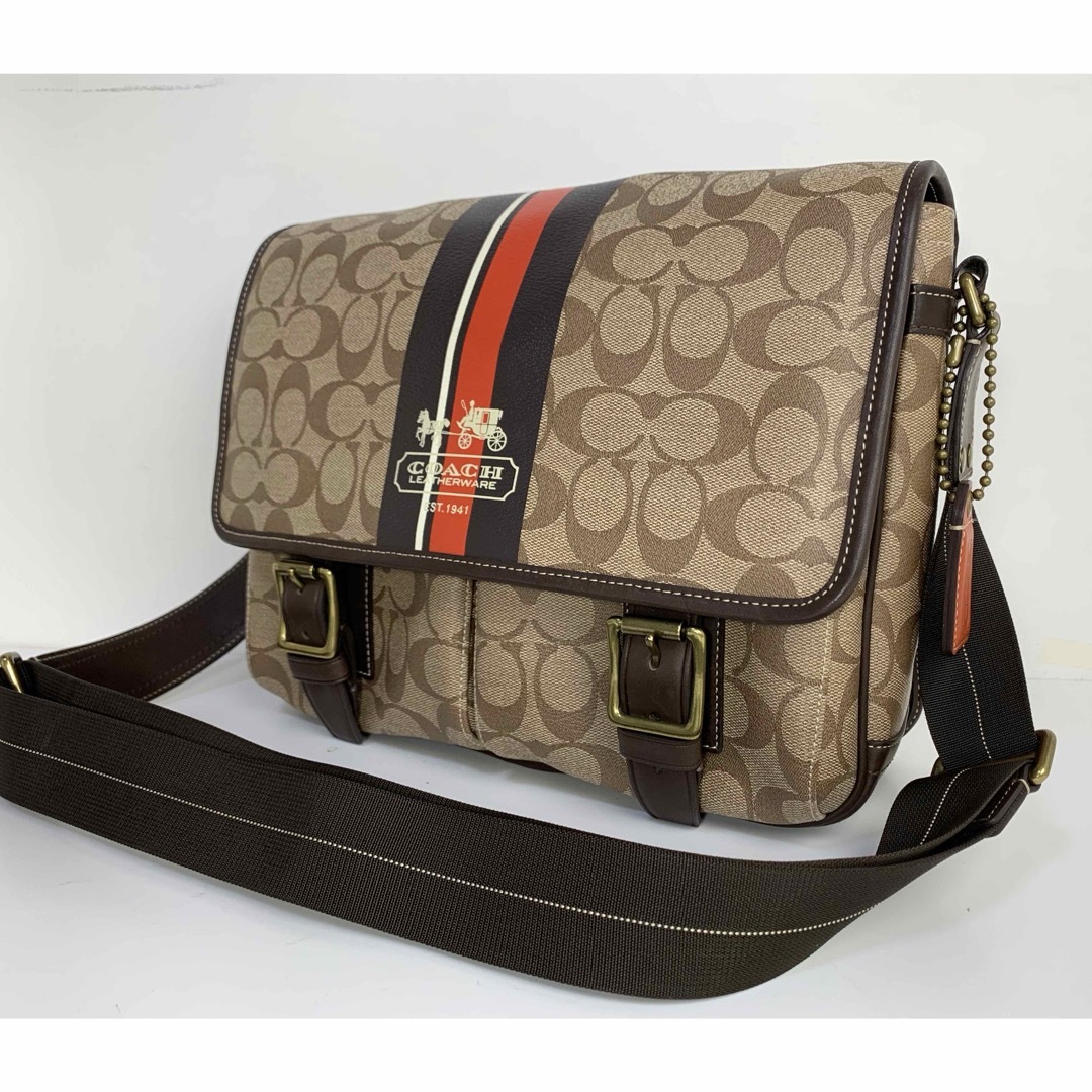 COACH - 極美品☆コーチ メンズ COACH ショルダー バッグ