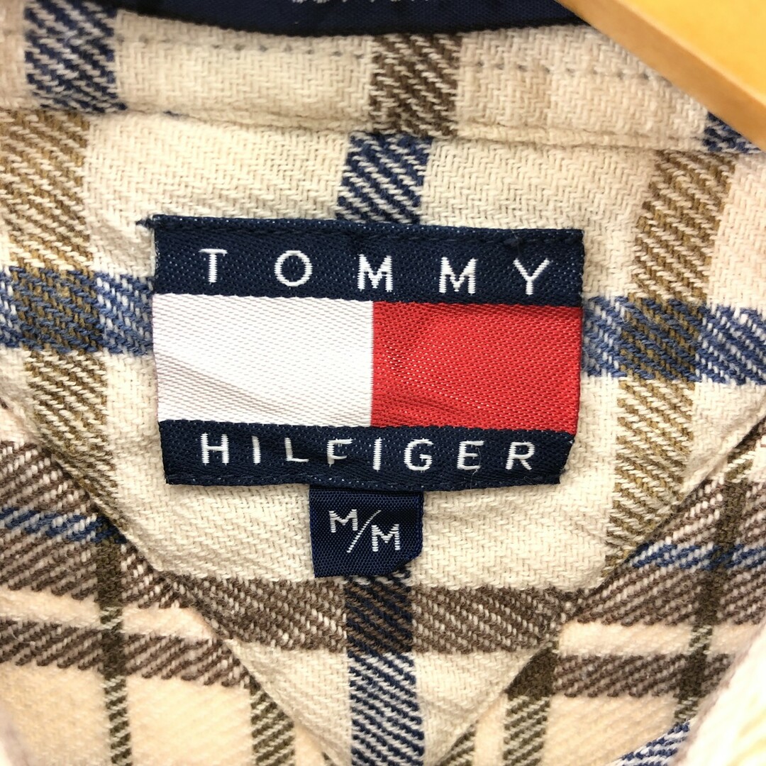 TOMMY HILFIGER(トミーヒルフィガー)の古着 トミーヒルフィガー TOMMY HILFIGER 長袖 ボタンダウンチェックシャツ メンズL /eaa384349 メンズのトップス(シャツ)の商品写真