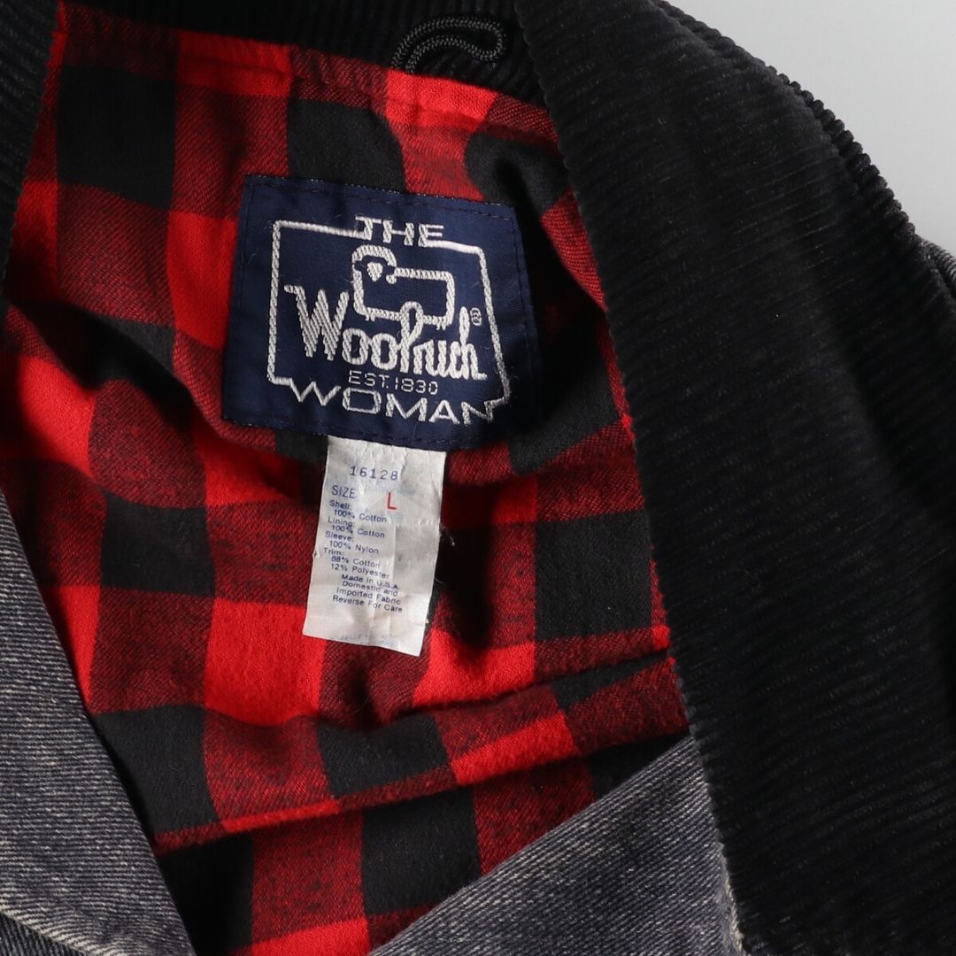 80年代 ウールリッチ WOOLRICH THE WOMAN デニムカバーオール USA製 レディースL ヴィンテージ /eaa384106 2