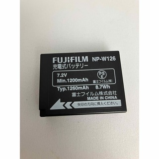 フジフイルム(富士フイルム)のNP-W126  富士フイルム Fujifilm 純正品 中古美品(バッテリー/充電器)