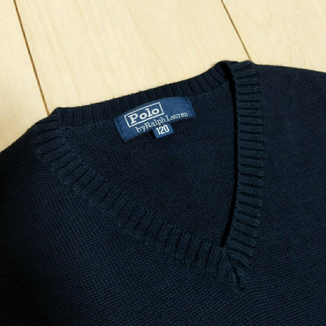 POLO RALPH LAUREN(ポロラルフローレン)の【120cm】Polo by Ralph Lauren　ベスト キッズ/ベビー/マタニティのキッズ服男の子用(90cm~)(ニット)の商品写真