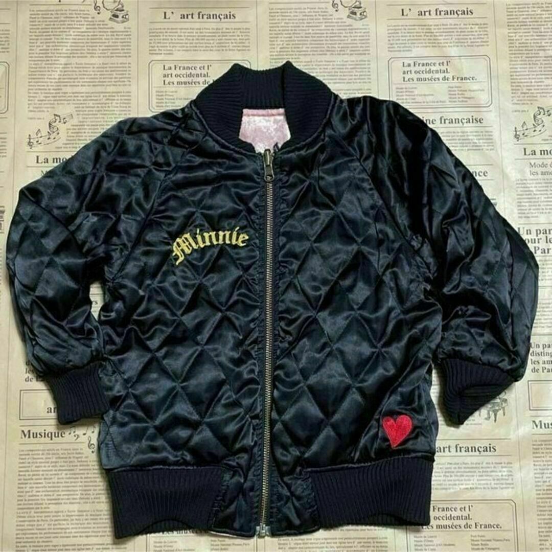 ☆ミニー☆スカジャン☆リバーシブル キッズ ディズニー 100-110cmの