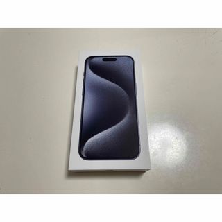 アップル(Apple)の【未開封】iPhone15 pro 128GB ブルーチタニウムSIMフリー(スマートフォン本体)