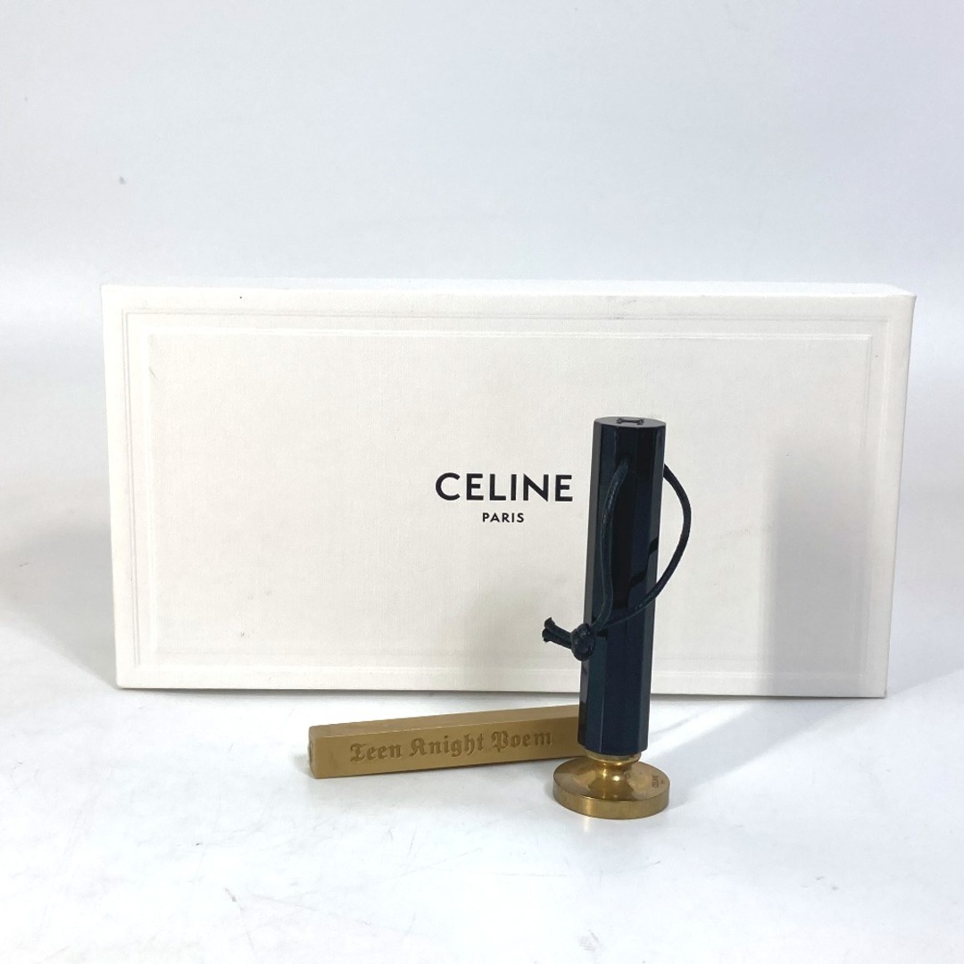 celine(セリーヌ)のセリーヌ CELINE シーリングスタンプ セット 判子 21AW Teen Knight Poem 封蝋キット 雑貨 メタル ゴールド 美品 その他のその他(その他)の商品写真