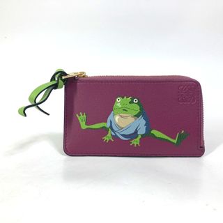 LOEWE(ロエベ) 千と千尋の神隠し 青蛙 パスケース 102147 レッド-