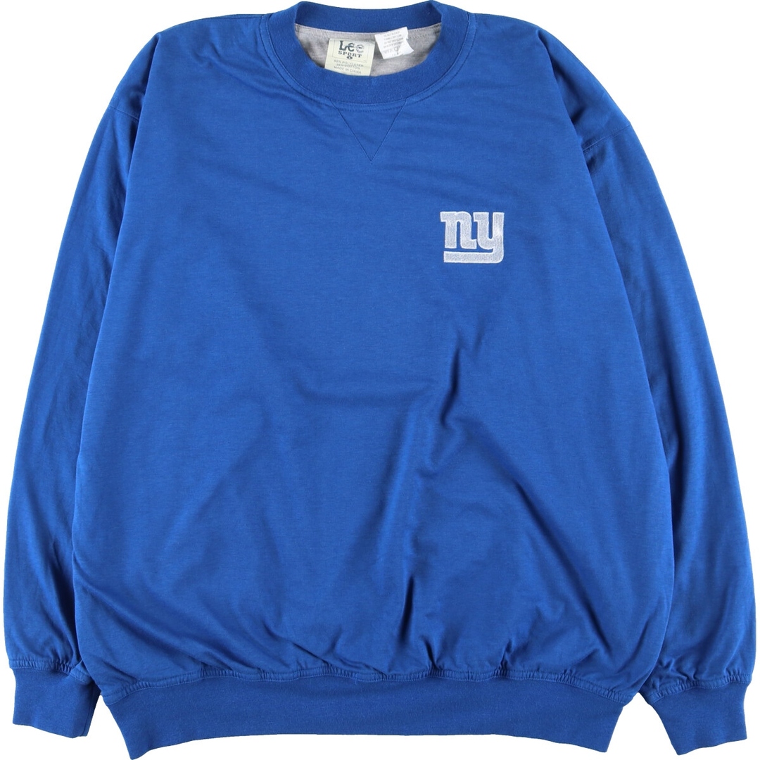 Lee(リー)の古着 リー Lee NFL NEWYORK GIANTS ニューヨークジャイアンツ 刺? リバーシブル スウェットシャツ トレーナー メンズXL /taa001018 メンズのトップス(スウェット)の商品写真