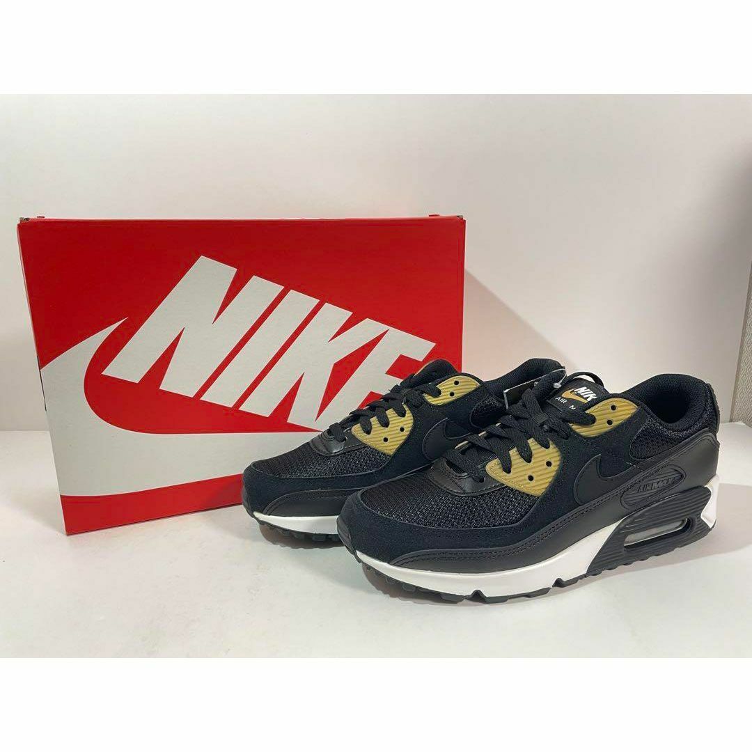 【未使用品】27cm NIKE AIRMAX90 "ブラックゴールド"