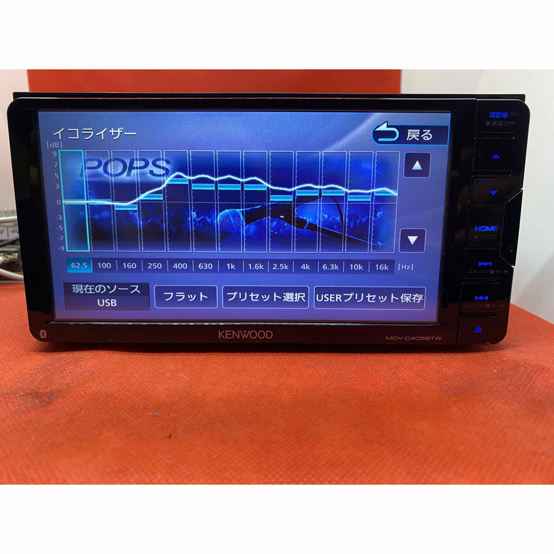 KENWOOD 最新2023年秋地図　MDV-D405BTW 新品バックカメラ付