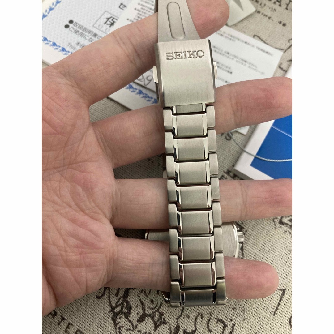 超美品！ SEIKO セイコー メンズ チタン  ソーラー電波 SBTM229 5