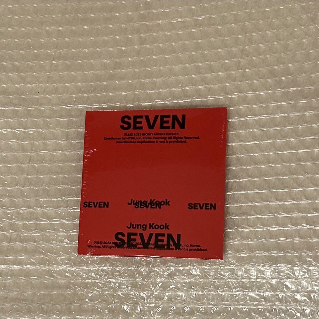 アメリカ限定完売『Seven』CD  BTS JUNGKOOK