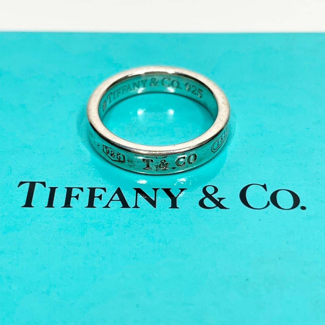 TIFFANYu0026Co. 1837 ナローリング シルバー925 7号-