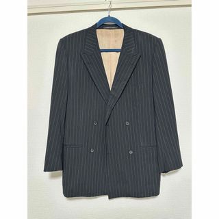 美品】ヒューゴボス ドレスジャケット 光沢 ピークラペル サイズ48-