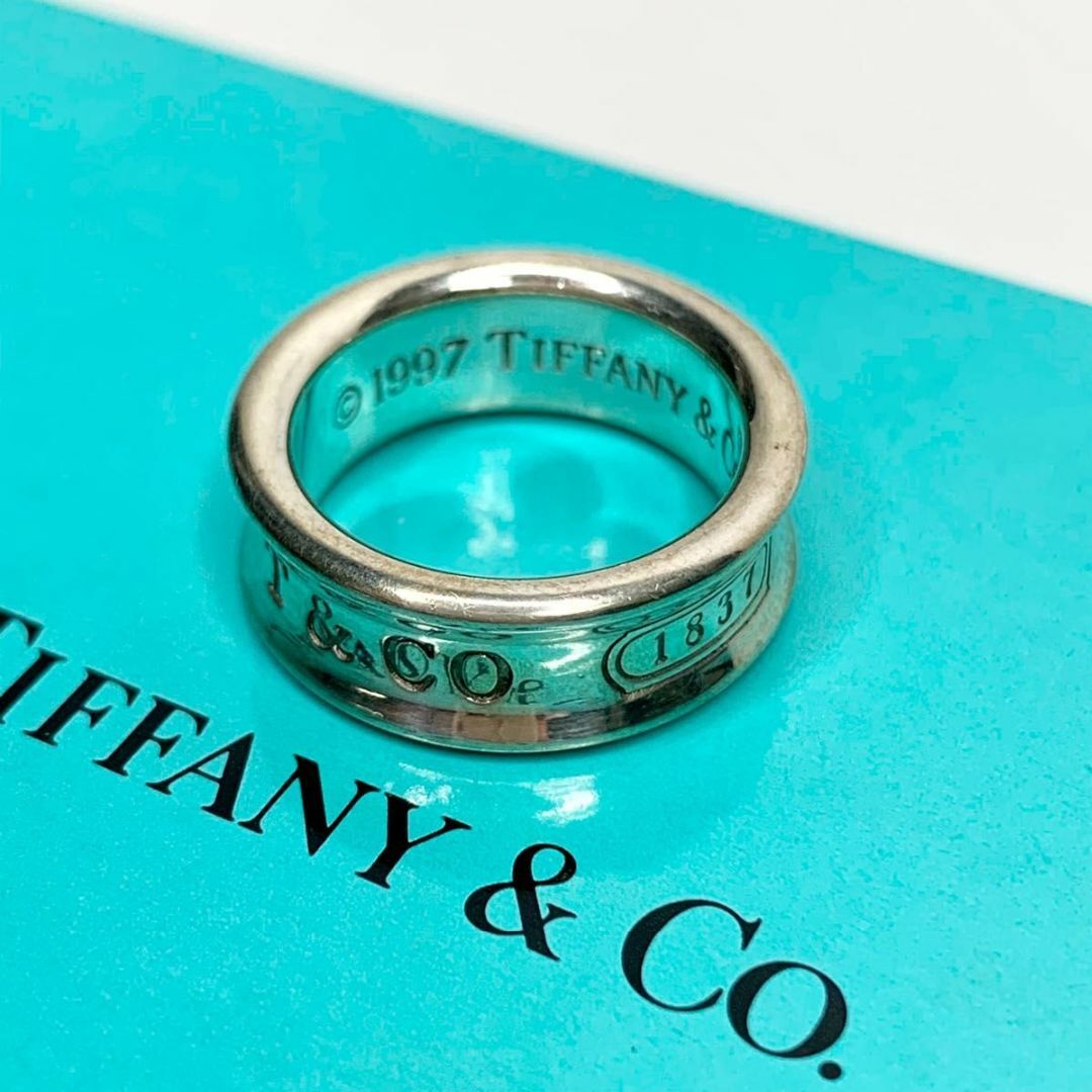 [極美品即発送]TIFFANY\u0026Co.ティファニー1837アトラスリング7号