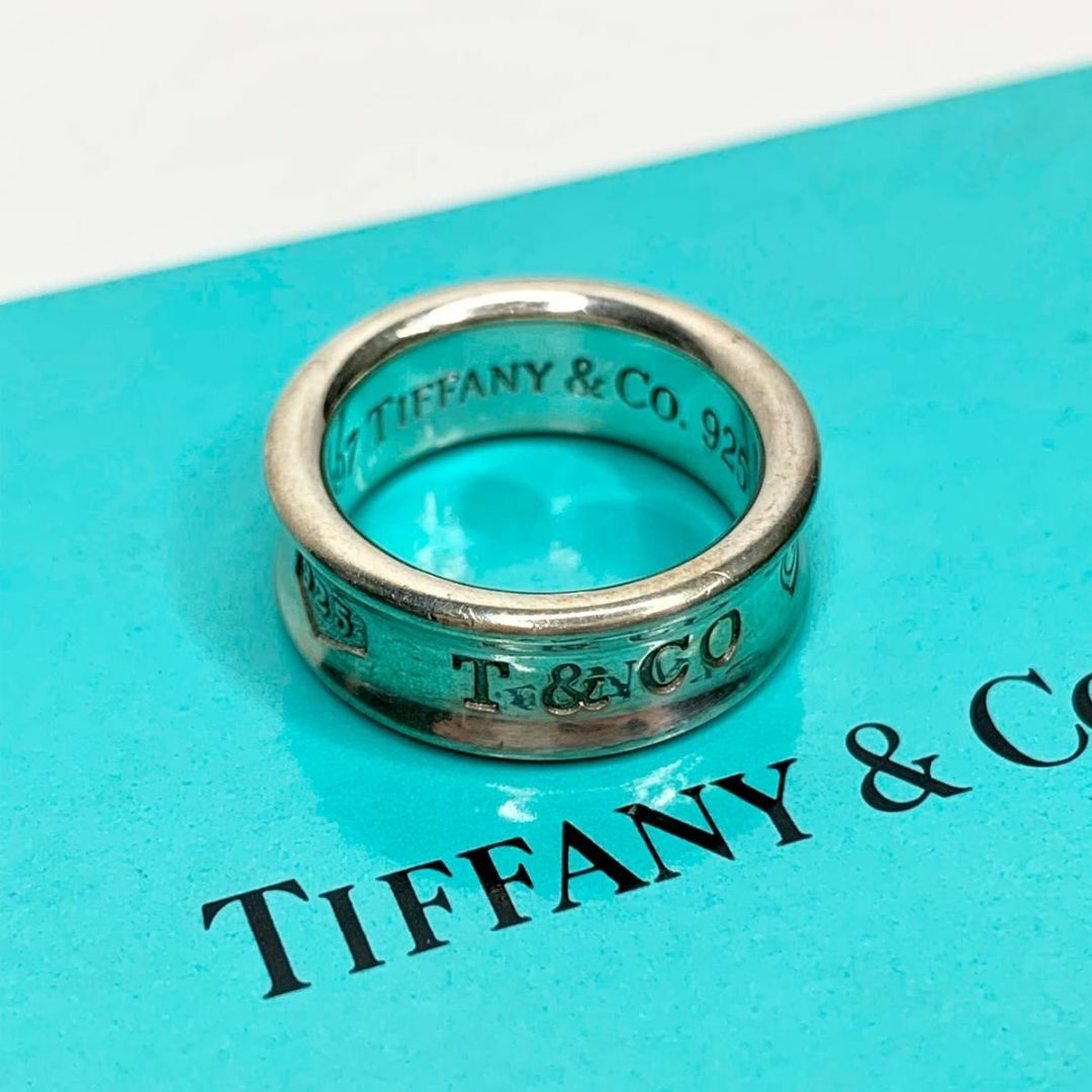 [極美品即発送]TIFFANY\u0026Co.ティファニー1837アトラスリング7号