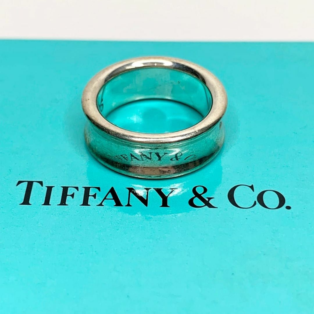 TIFFANY\u0026Co. ティファニー ブラックチタン 1837 ナロー リング