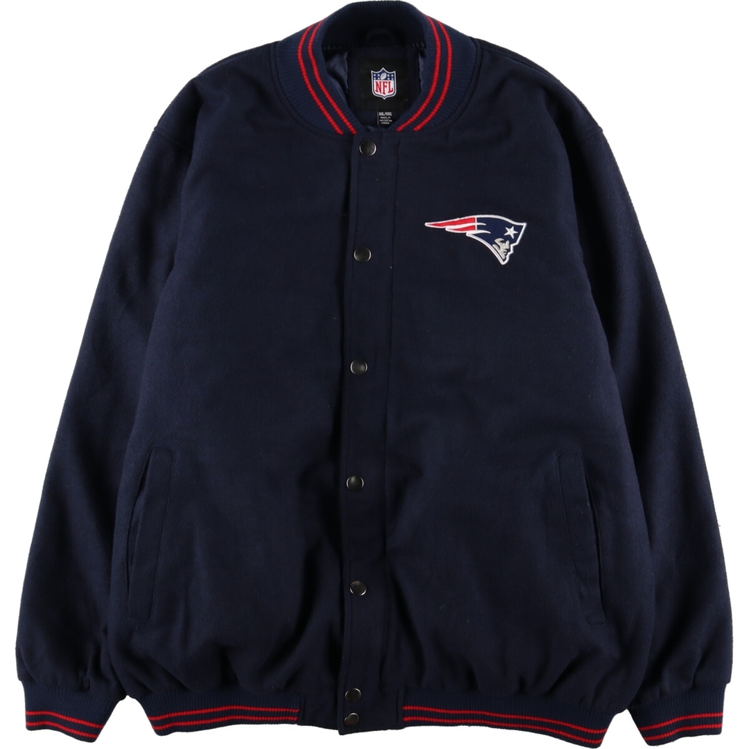 NFL NEW ENGLAND PATRIOTS ニューイングランドペイトリオッツ ウールスタジャン アワードジャケット バーシティジャケット メンズXXL /eaa384770