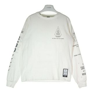 アヴィレックス(AVIREX)の★AVIREX アヴィレックス 6183501 X-15 プリント L/S Tシャツ ホワイト sizeM(Tシャツ/カットソー(七分/長袖))