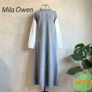 Mila Owen - 【美品】ミラオーウェン ロングワンピースの通販 by ...