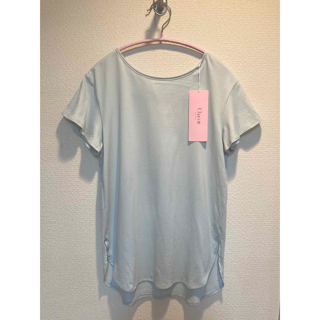 Chacott バックリボンディテールTシャツ