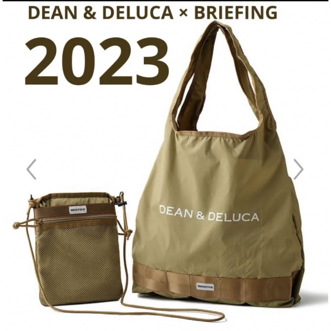 DEAN&DELUCA × BRIEFING サコッシュ トートバッグ　ベージュ