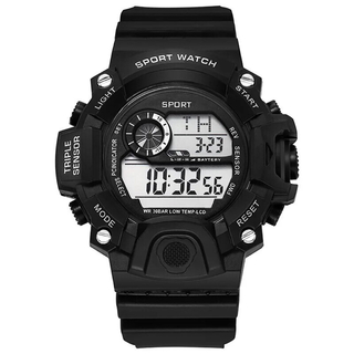 【超特価】Yikaze-LEDデジタル時計,スポーツミリタリー,(腕時計(デジタル))