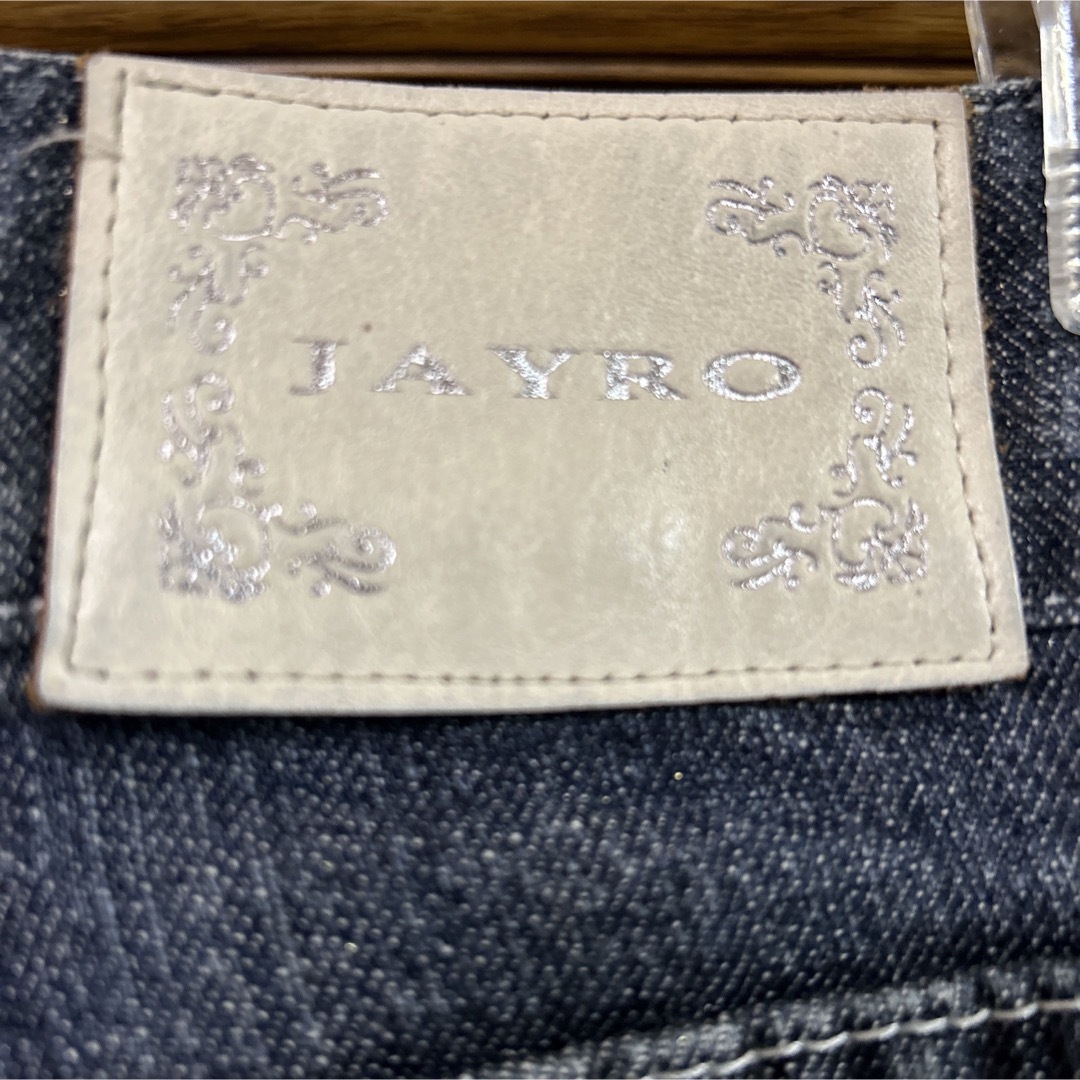 JAYRO(ジャイロ)のJAYRO ジャイロ 裾ファー　クロップドデニムパンツ　ジーンズ レディースのパンツ(デニム/ジーンズ)の商品写真