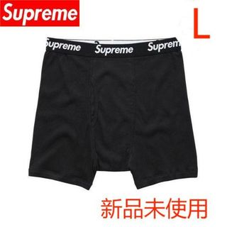 Supremeシュプリームヘインズhanesボクサーブリーフパンツブリーフ黒L(ボクサーパンツ)