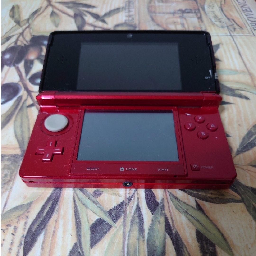 ニンテンドー3DS - 「ニンテンドー3DS フレアレッド」液晶美品の通販