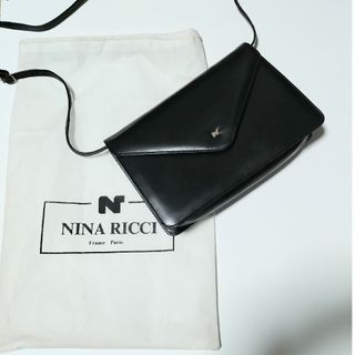 ニナリッチ(NINA RICCI)のニナ・リッチ　レディース　2way　バッグ　冠婚葬祭　ヴィンテージ　ブラック(ショルダーバッグ)