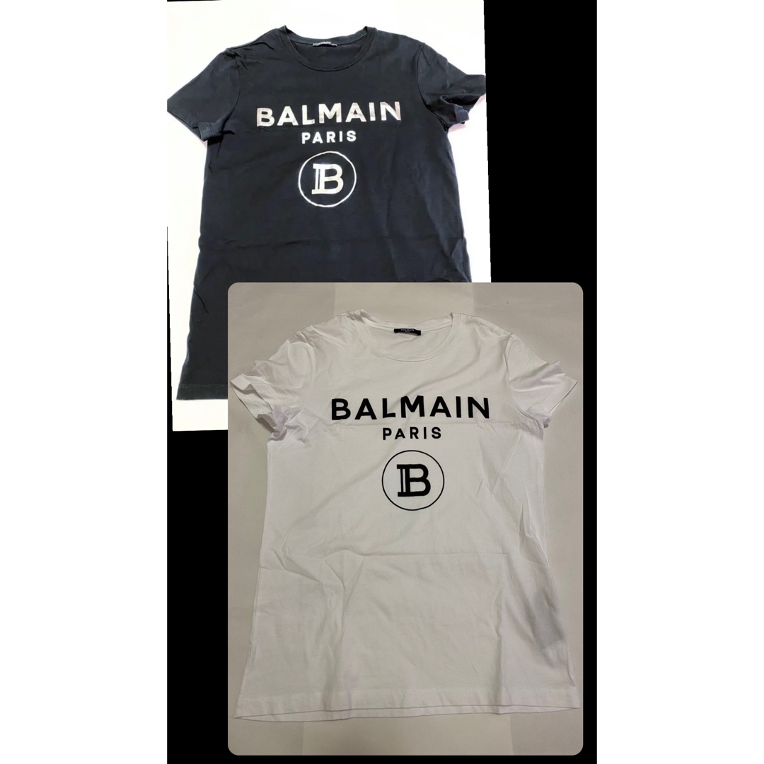 人気商品 【即日発送】BALMAIN 即日発送】BALMAIN Tシャツ 白黒セット