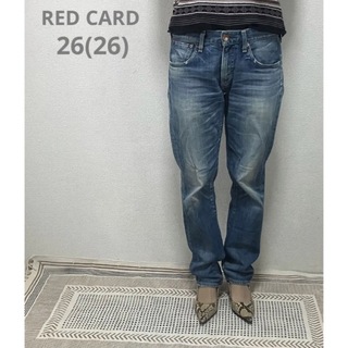 レッドカード(RED CARD)のレッドカードバギーフレアーデニム ジーンズ26(29)マザーアッパーハイツ(デニム/ジーンズ)
