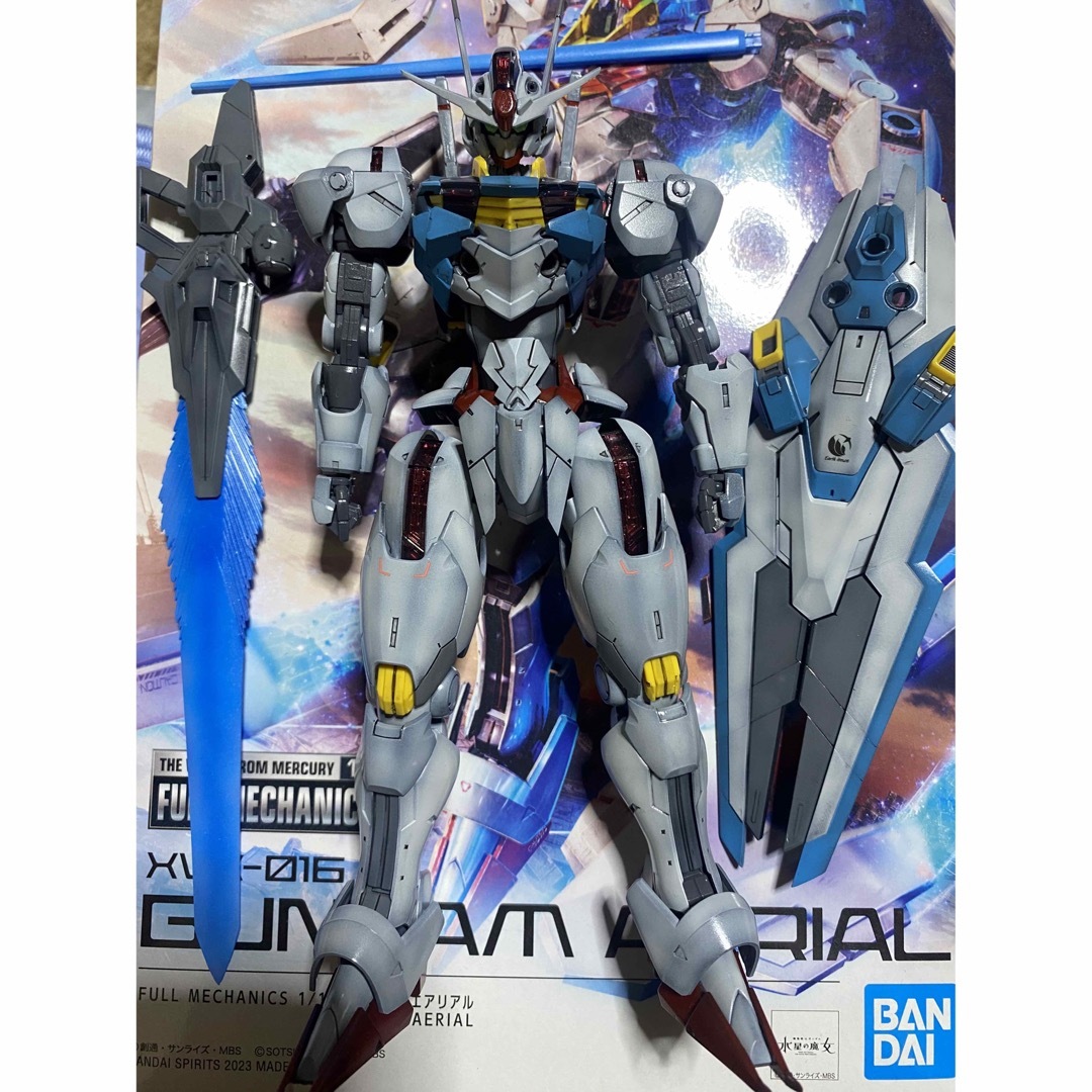 HG 水星の魔女 ガンダムエアリアル(改修型) 全塗装 ガンプラ完成品