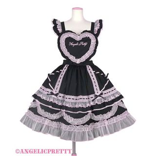 Angelic Pretty - Heart胸当て付きスカートカチューシャの通販 by 綺凛