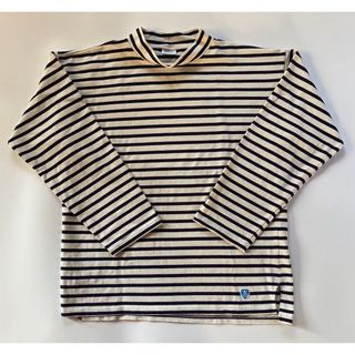 オーシバル(ORCIVAL)のORCIVAL×SHIPS/別注 モックネックカットソー 4 ホワイト×ブラック(Tシャツ/カットソー(七分/長袖))