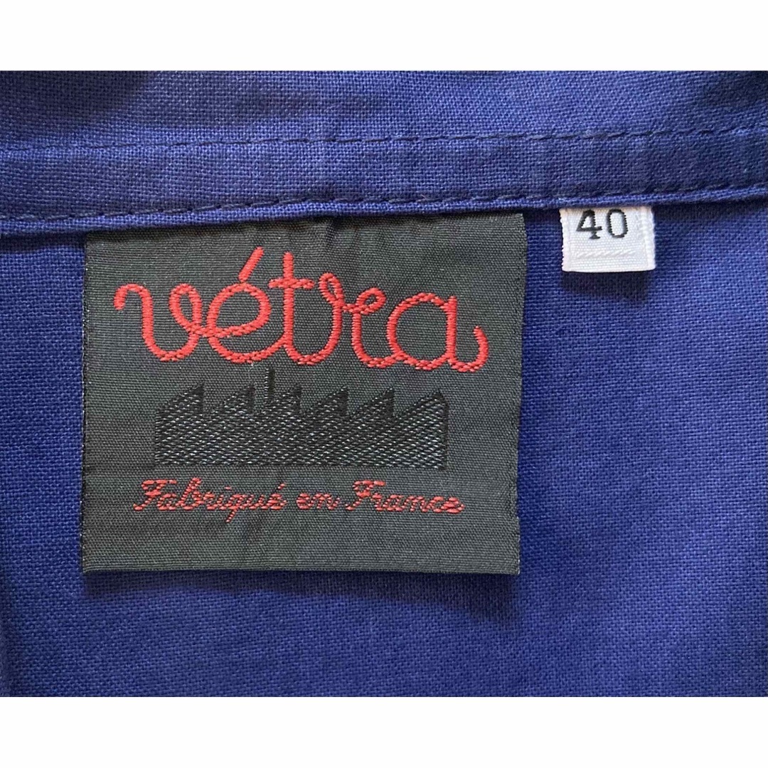 VETRA 仏製 フレンチワークジャケット 40 インクブルー