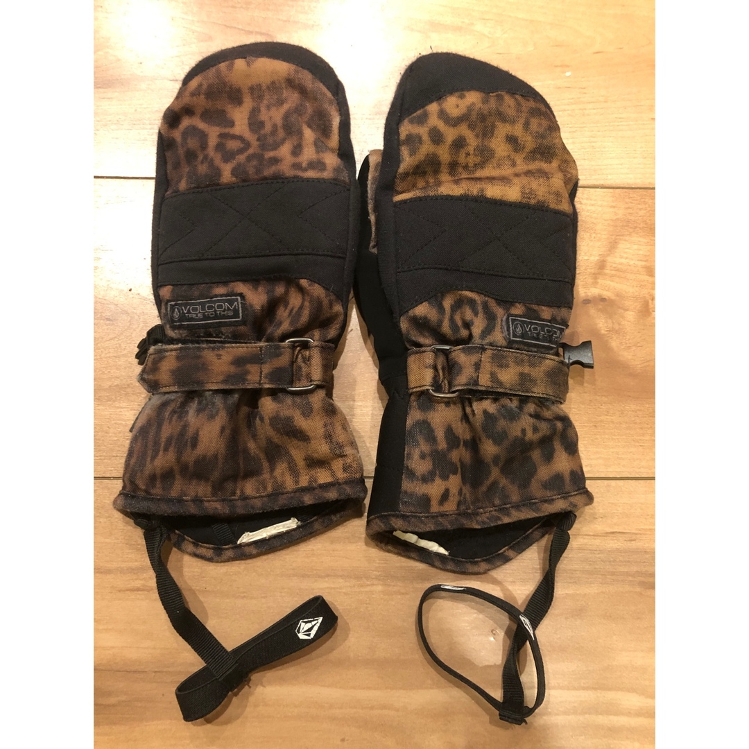 volcom - ボルコム gore-tex VOLCOM キッズ グローブ ミトン ヒョウ柄