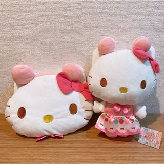 ハロー　キティ　ぬいぐるみ　ポーチ　２点セット　ハッピーマカロン　バースデー(ぬいぐるみ)