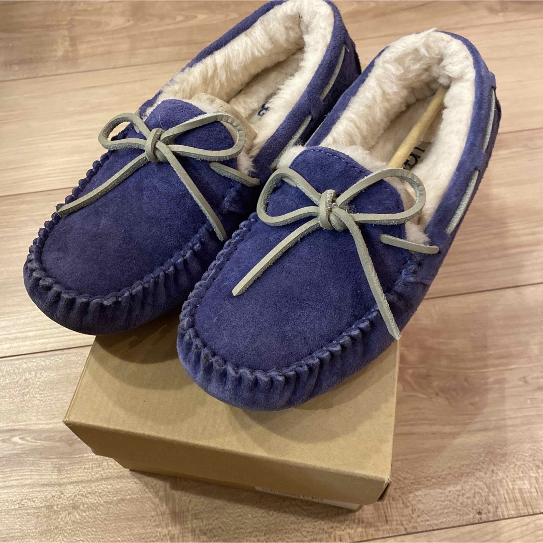 UGG  アグ　モカシン　アンスレー　ブルー　25㎝