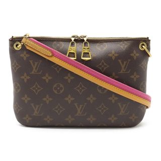 Louis Vuitton Loretta Crossbody Shoulder Bag Monogram M44053 Canvas Brown  Pink