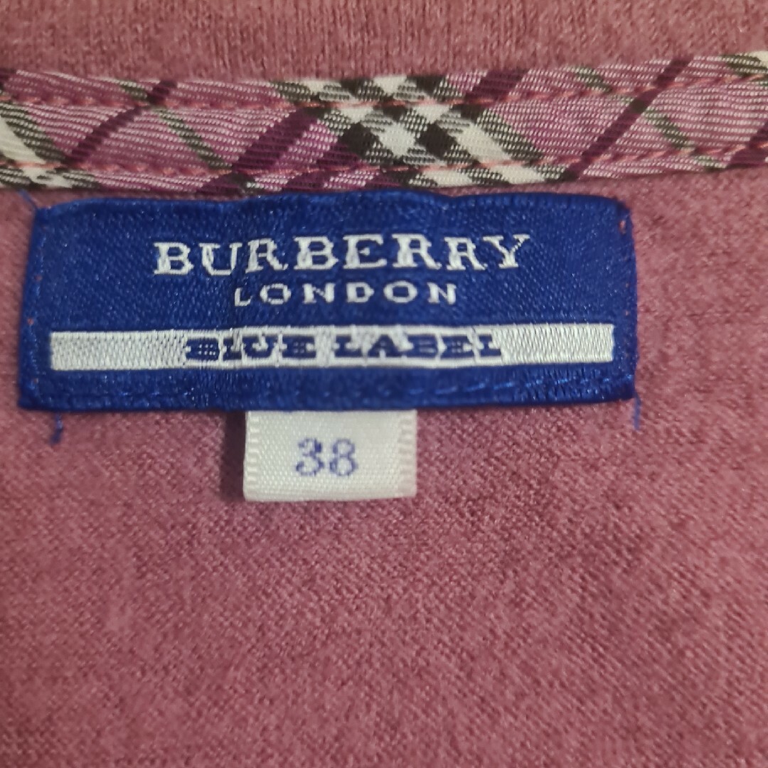 BURBERRY BLUE LABEL(バーバリーブルーレーベル)の【美品】BURBERRY バーバリー 長袖Tシャツ 38/M レディースのトップス(Tシャツ(長袖/七分))の商品写真