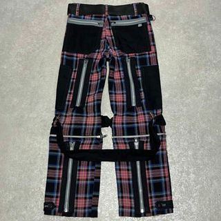 90s ビンテージ ボンテージ デタッチャブル パンツ UK パンク y2k